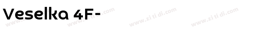 Veselka 4F字体转换